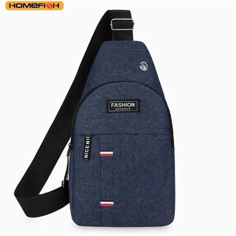 Chest Bag Men'S One Shoulder Crossbody Bag Large Capacity Outdoor Sports and Leisure Fashion Small Shoulder Bag Large