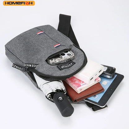 Chest Bag Men'S One Shoulder Crossbody Bag Large Capacity Outdoor Sports and Leisure Fashion Small Shoulder Bag Large